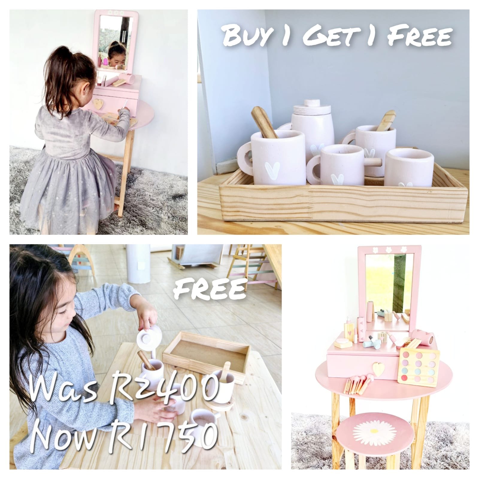 BUY 1 GET 1 FREE - MAKE UP & TEA PARTY