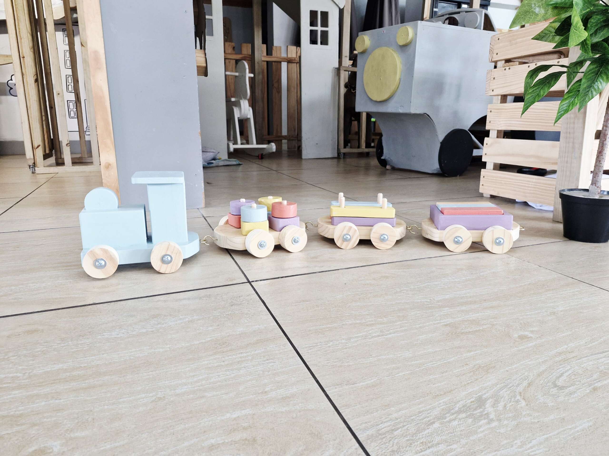 NEW LAUNCH- Giant Wooden Train - Image 12