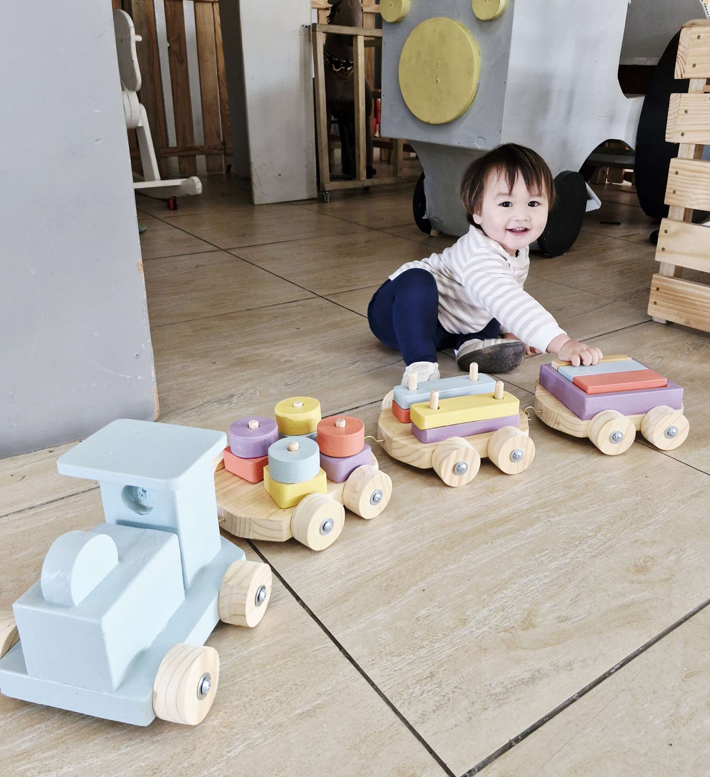 NEW LAUNCH- Giant Wooden Train - Image 5