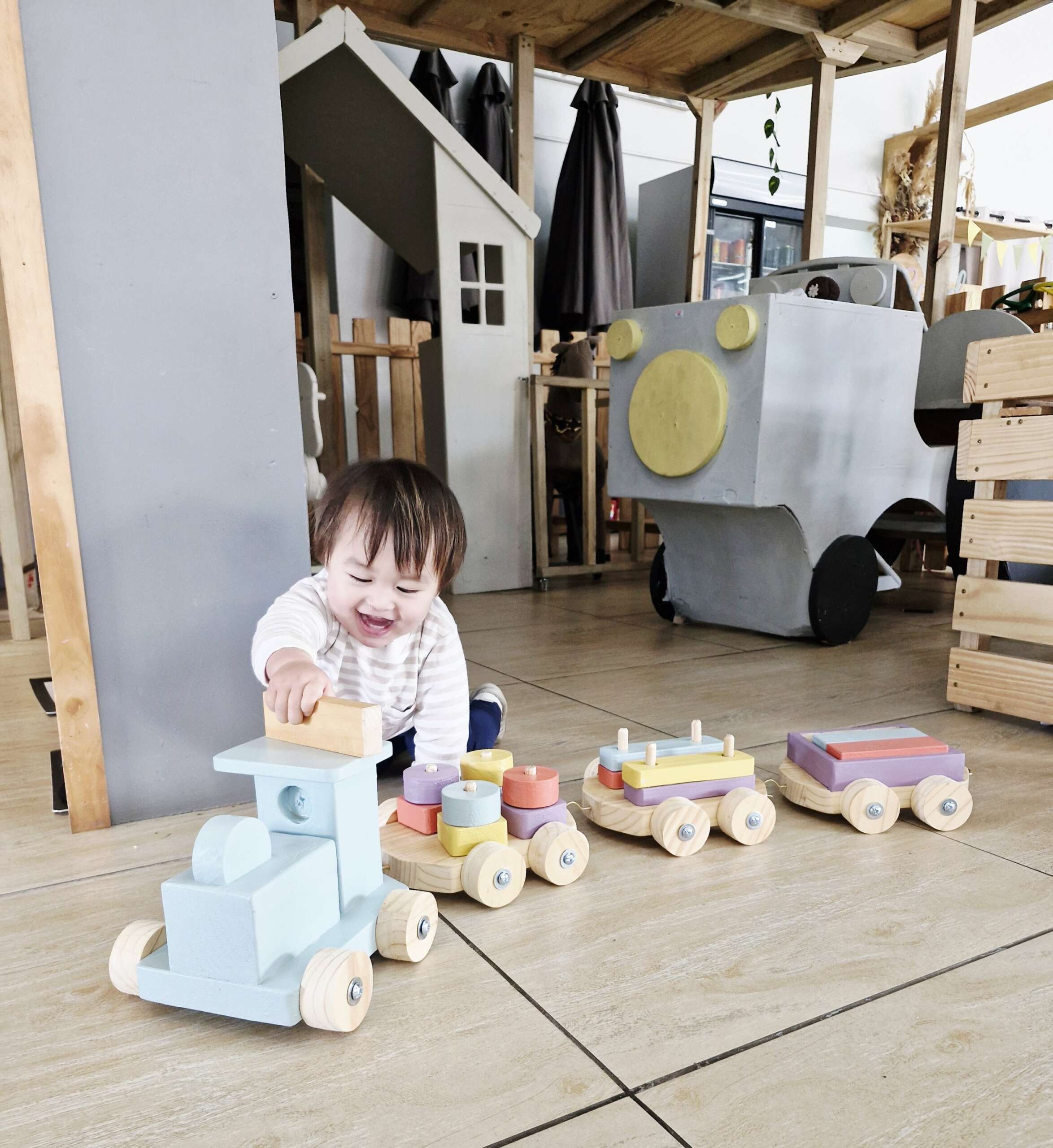 NEW LAUNCH- Giant Wooden Train