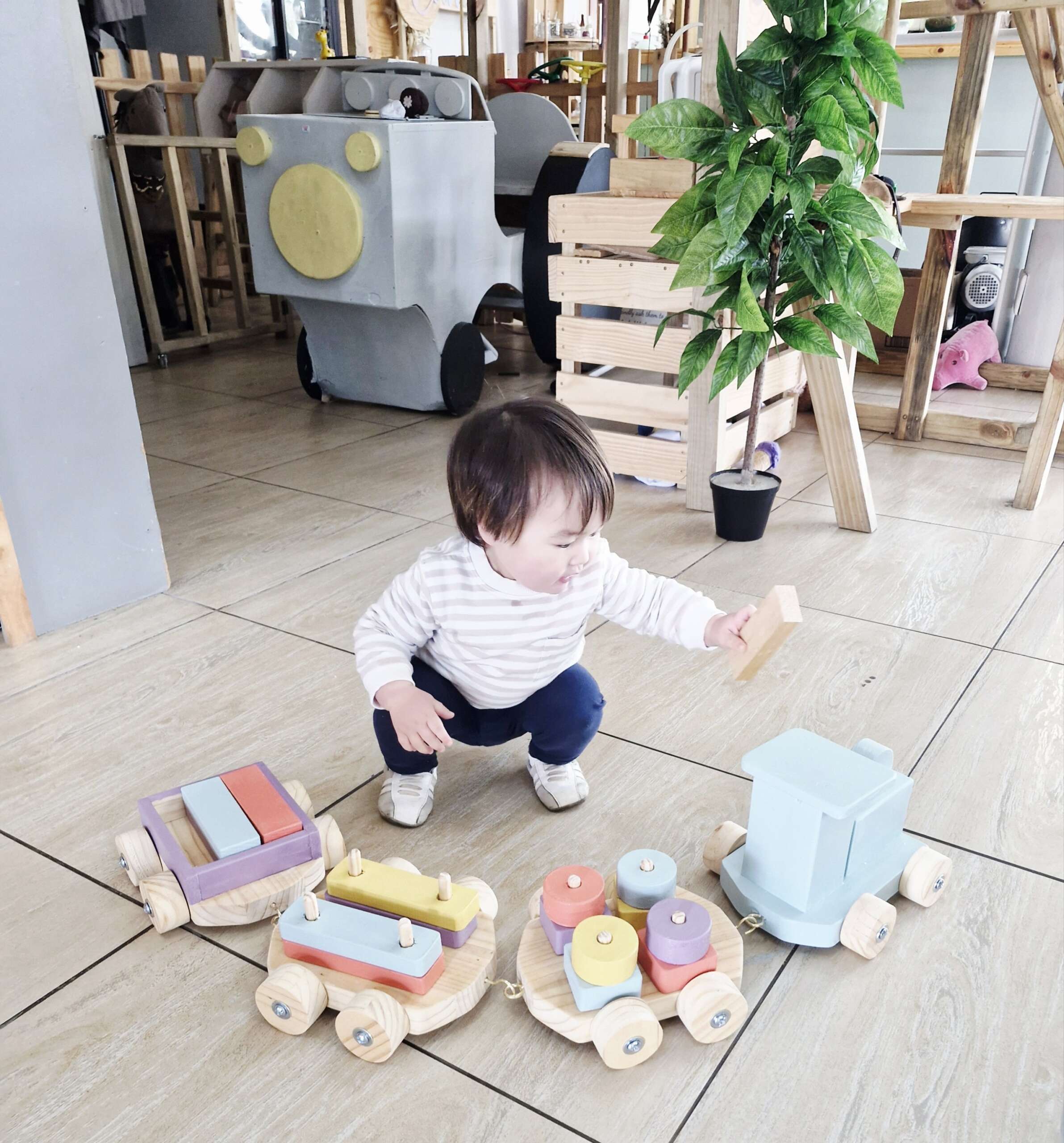 NEW LAUNCH- Giant Wooden Train - Image 11